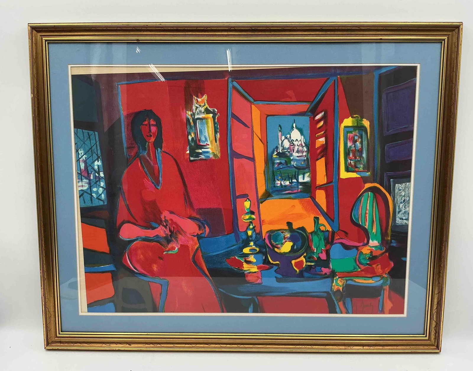 "L'Interieur Venitien" by Marcel Mouly (France, 1918-2008) Lithograph (1 of 2)
