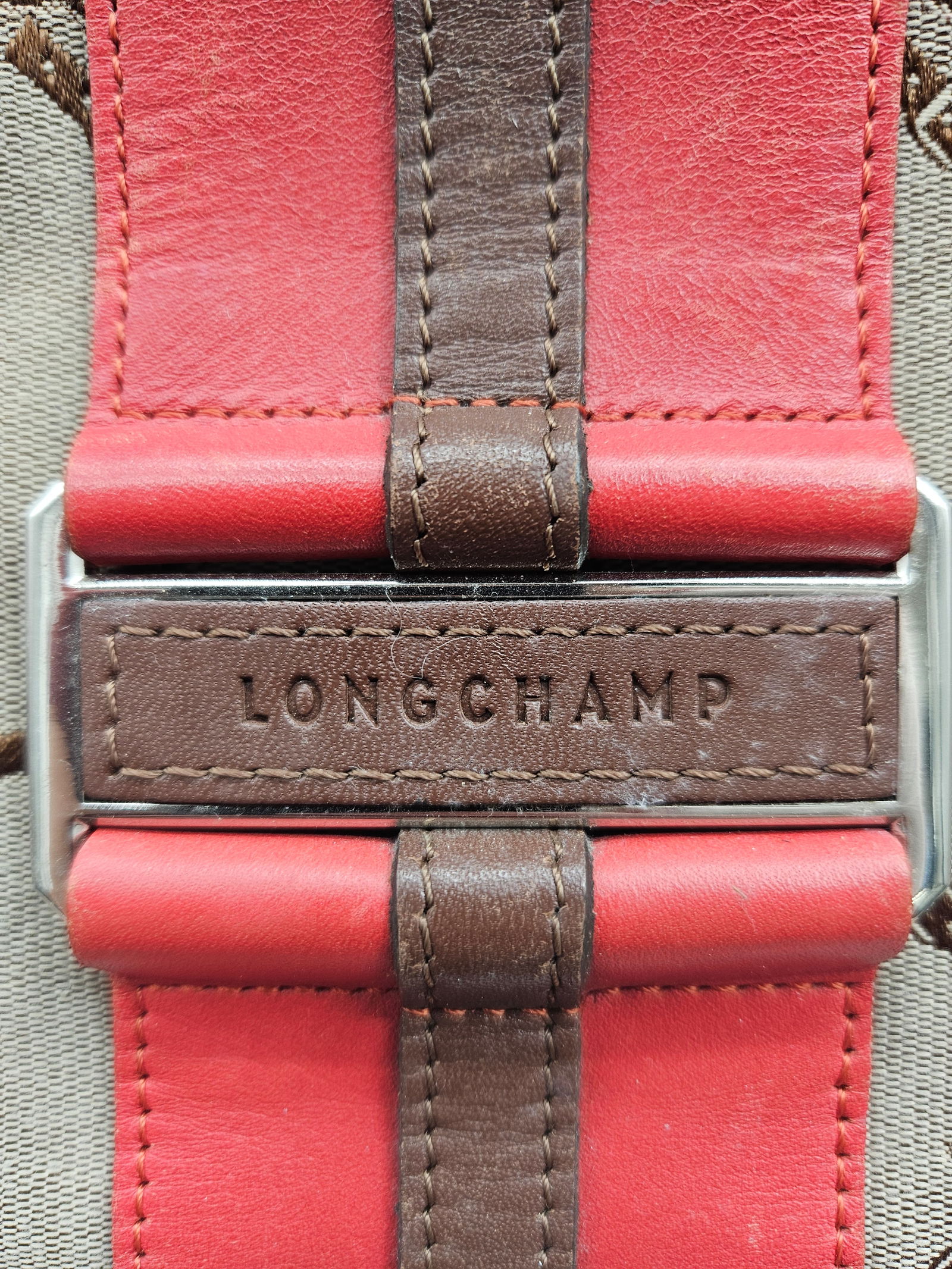 Longchamp Canvas & Leather Handbag - 2