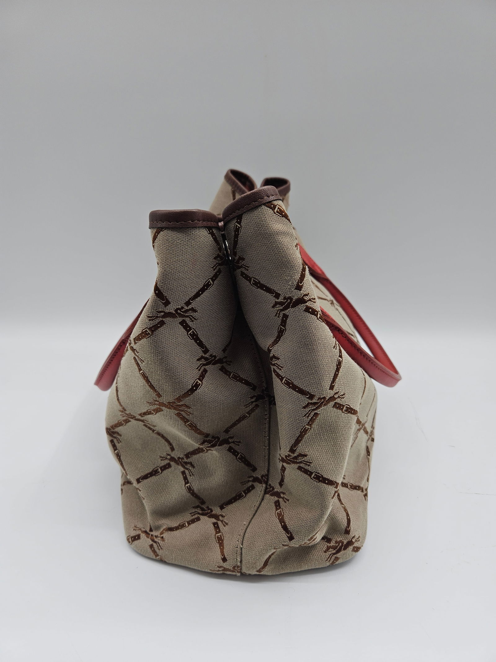 Longchamp Canvas & Leather Handbag - 3