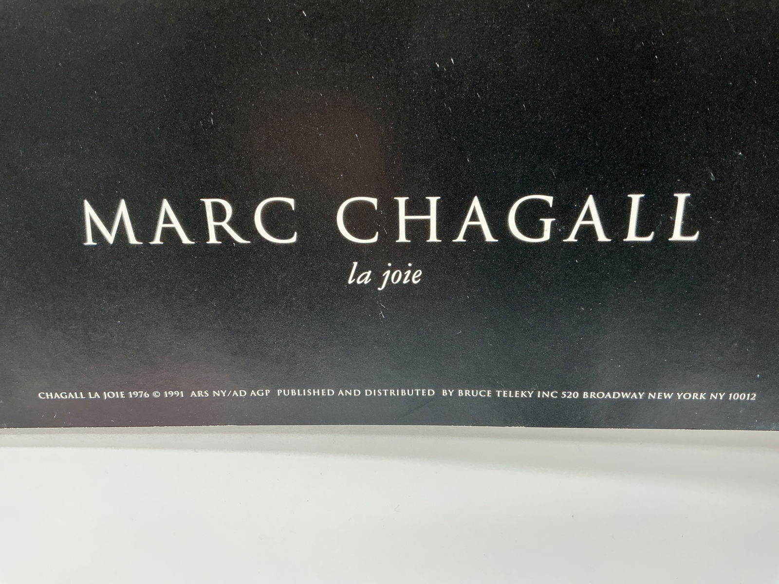 Marc Chagall 'La Joie' Poster - 3