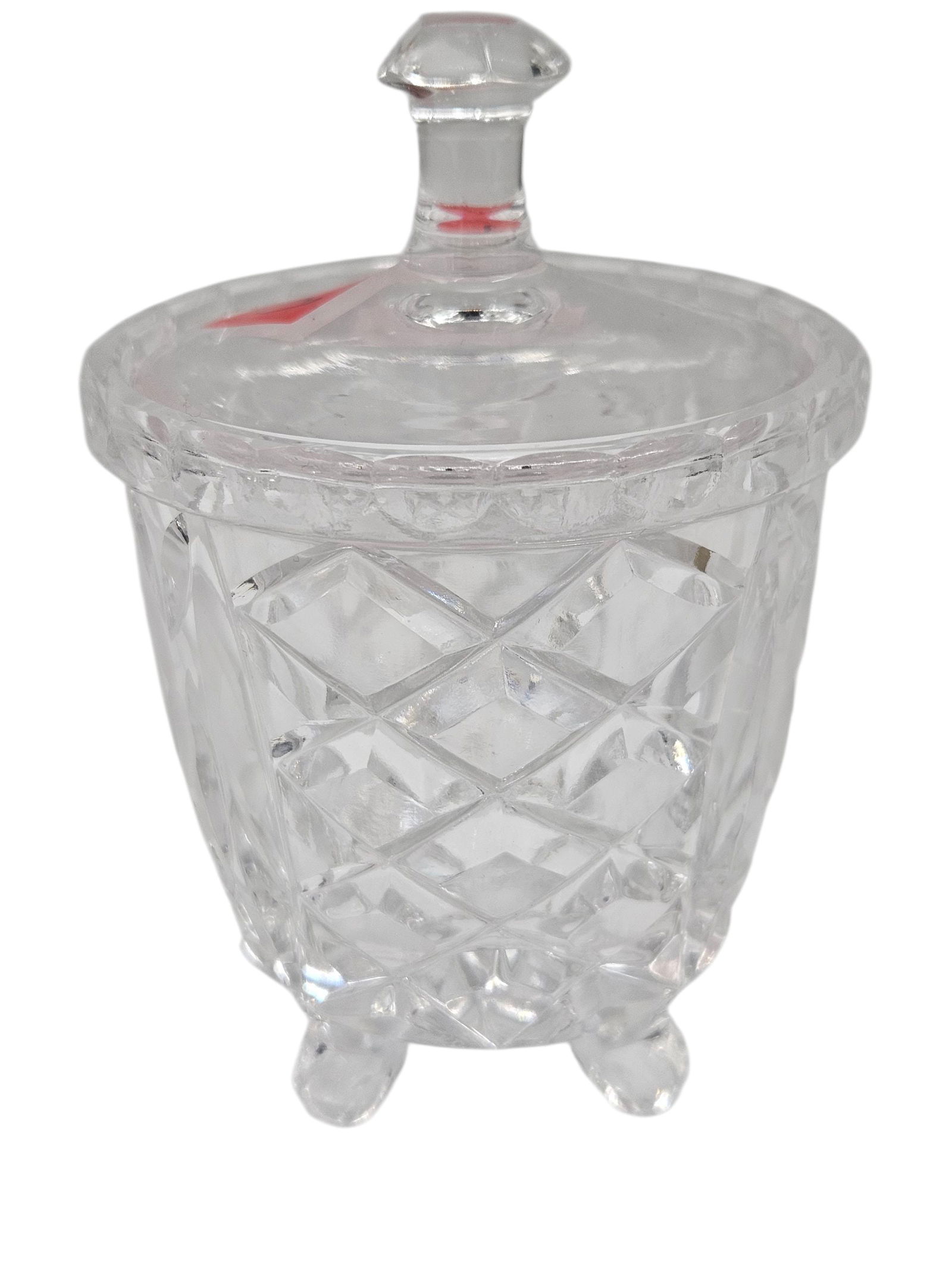 Vintage Cut Glass Lidded Candy Dish (1 of 4)