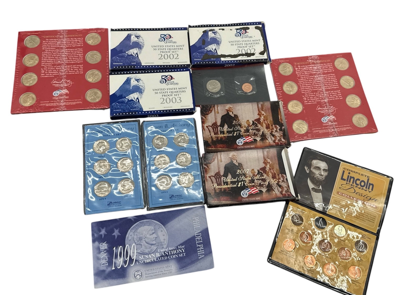 Collection of U.S. Mint Proof and Commemorative Coin Sets (1 of 6)