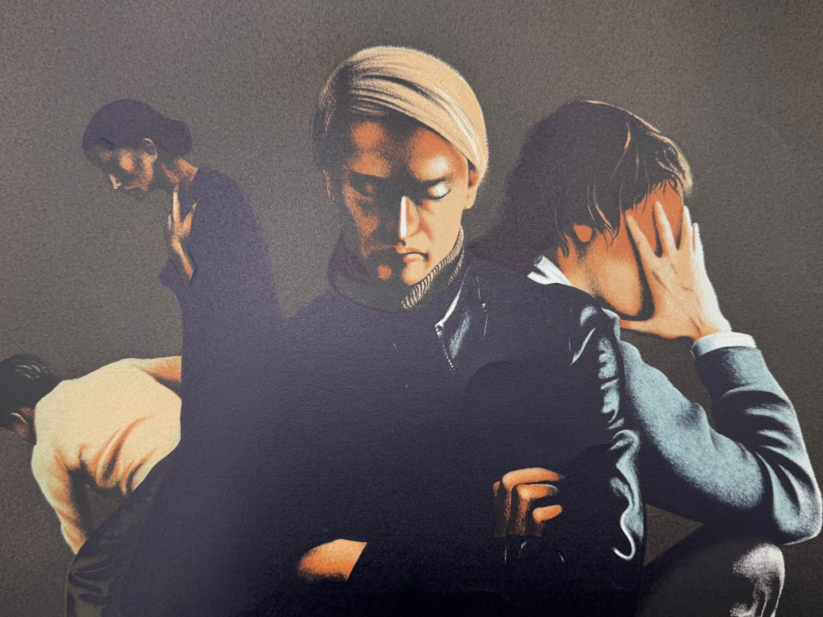 Ariel Ben David Signed Lithograph Figural Composition - 4