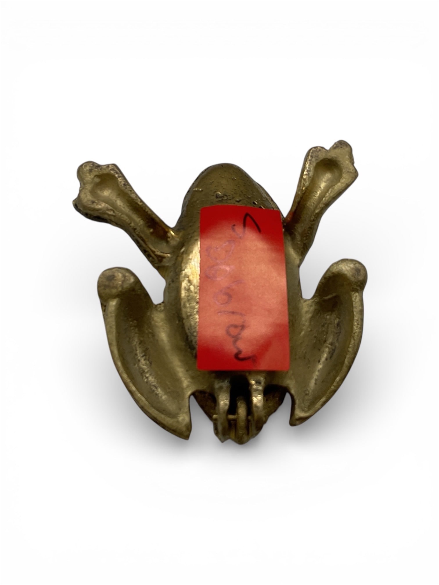 Brass Frog Form Decorative Dish - 3