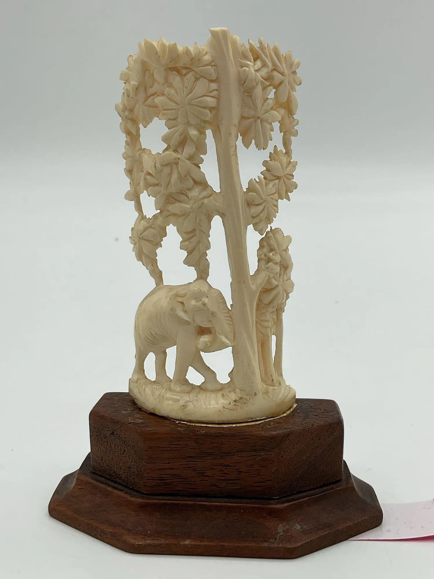 Elephant and Tree Carving (1 of 2)