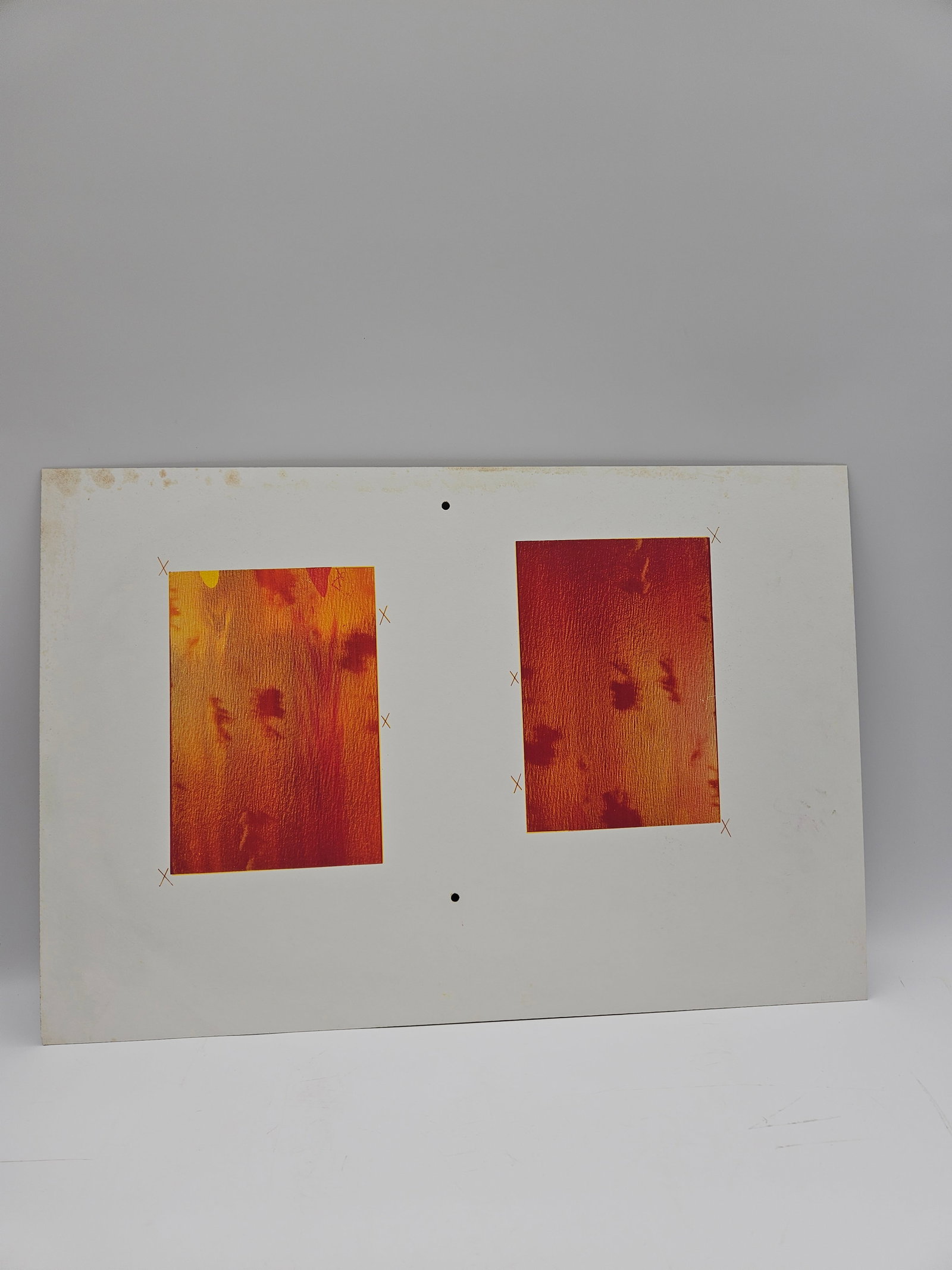 Abstract Print on Board (1 of 2)