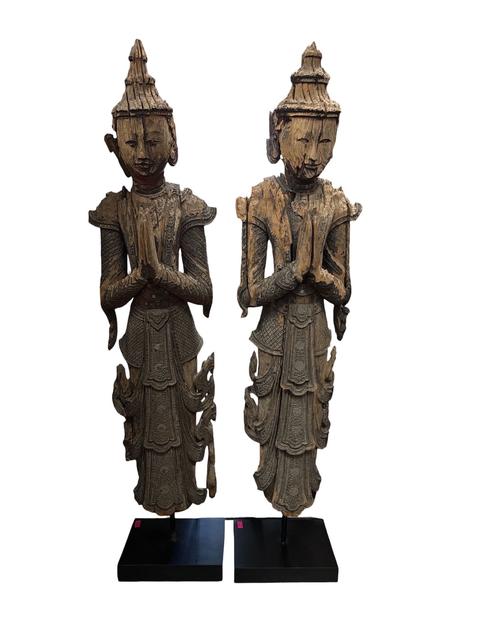 A Magnificent Pair of 19th Century Balinese Deities (1 of 9)