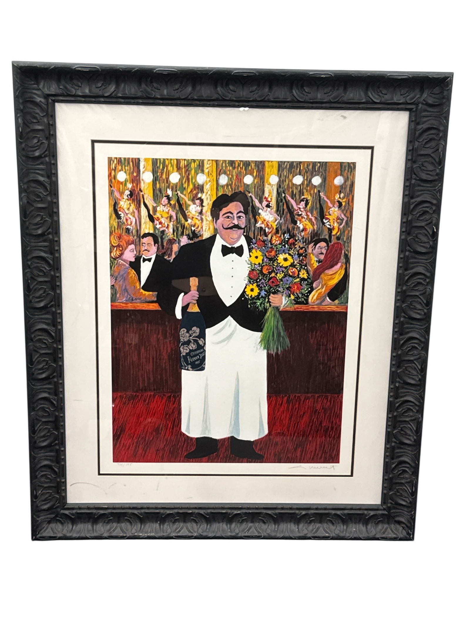 Guy Buffet Monsieur Henry Limited Edition Serigraph Framed 334/595 (1 of 6)