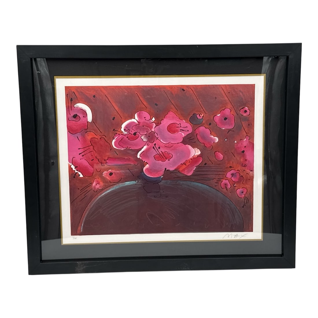 Peter Max Signed Lithograph "Marilyn's Flowers II" (1981): DescriptionThis is an authentic, vibrant lithograph by the world-renowned Pop Artist