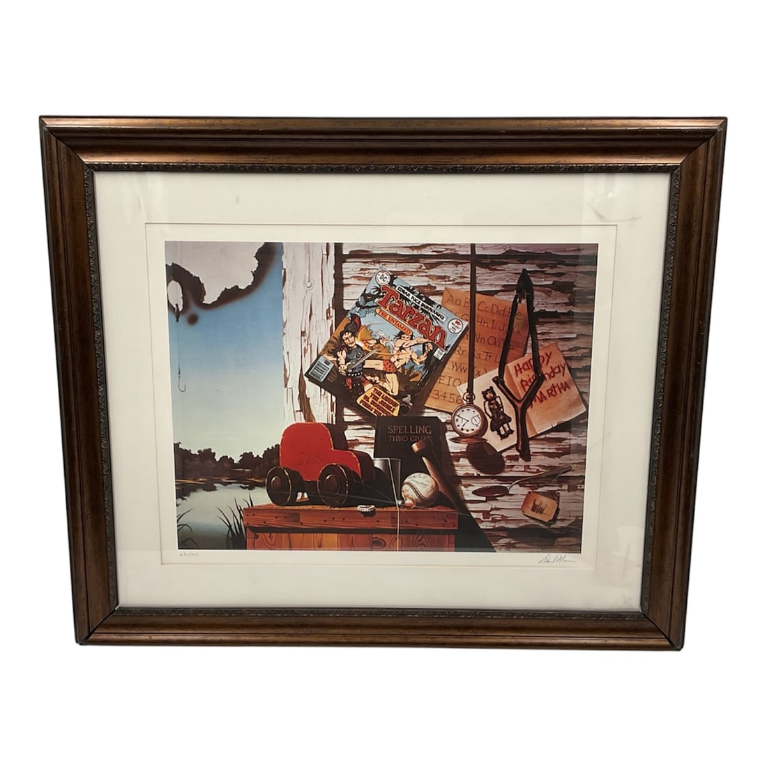 David Mann Tarzan Limited Edition Lithograph Framed 631/1000 (1 of 5)