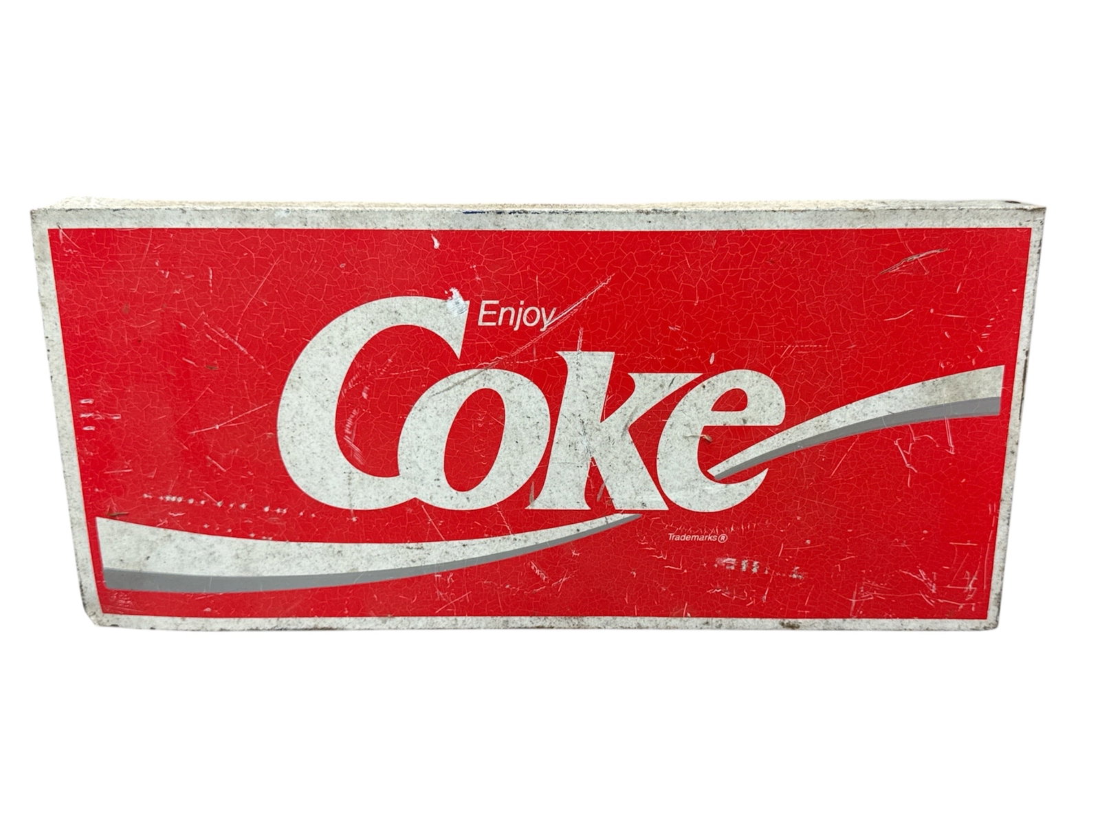 Vintage Enjoy Coke Metal Advertising Sign (1 of 2)