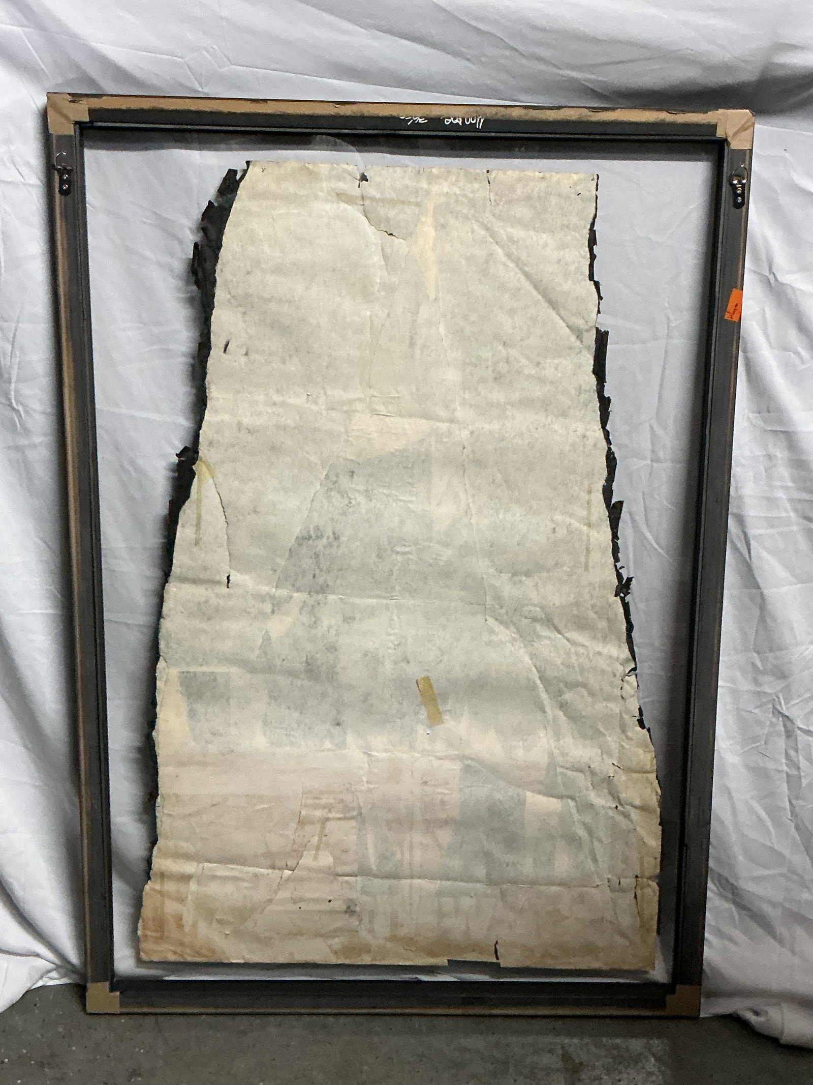 ORIGINAL "Man with Glowing Heart" by Keith Haring (American, 1958-1990) Subway Drawing - 11