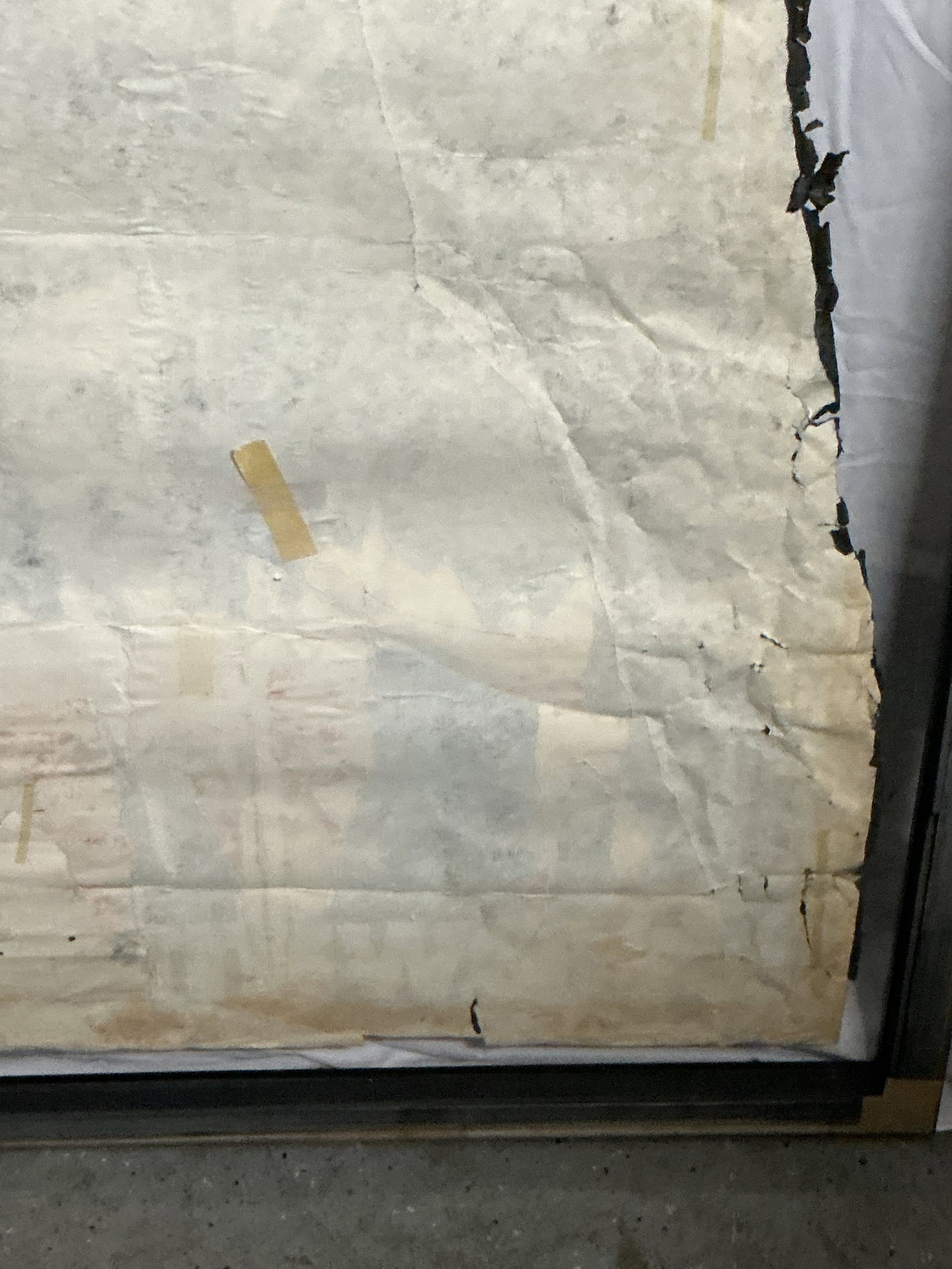 ORIGINAL "Man with Glowing Heart" by Keith Haring (American, 1958-1990) Subway Drawing - 15