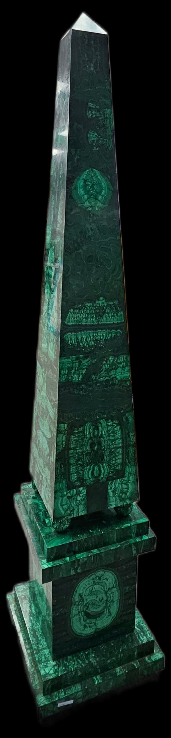 MASSIVE Malachite Obelisk - 2
