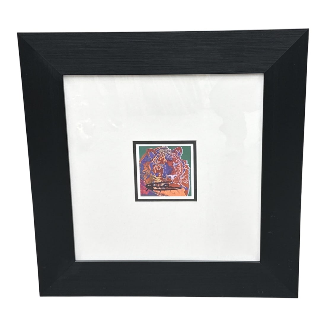 After Andy Warhol “Endangered Species: Siberian Tiger: Description:Framed print after Andy Warhol depicting the vibrant Siberian Tiger<