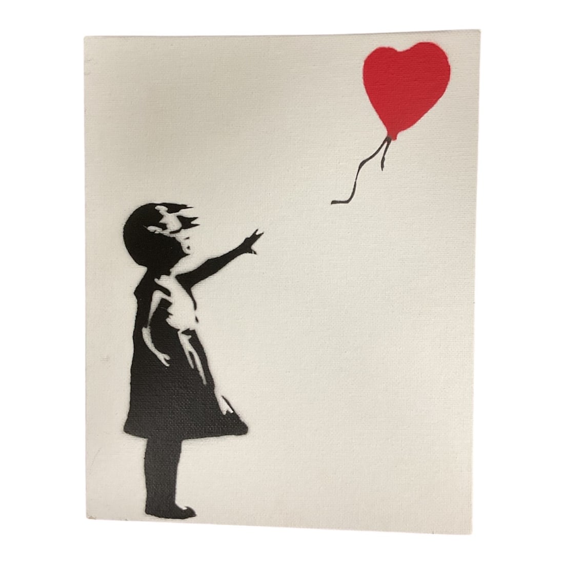 “Girl with Balloon?? – Dismaland Bemusement Park Canvas by Banksy, 2015 (1 of 3)