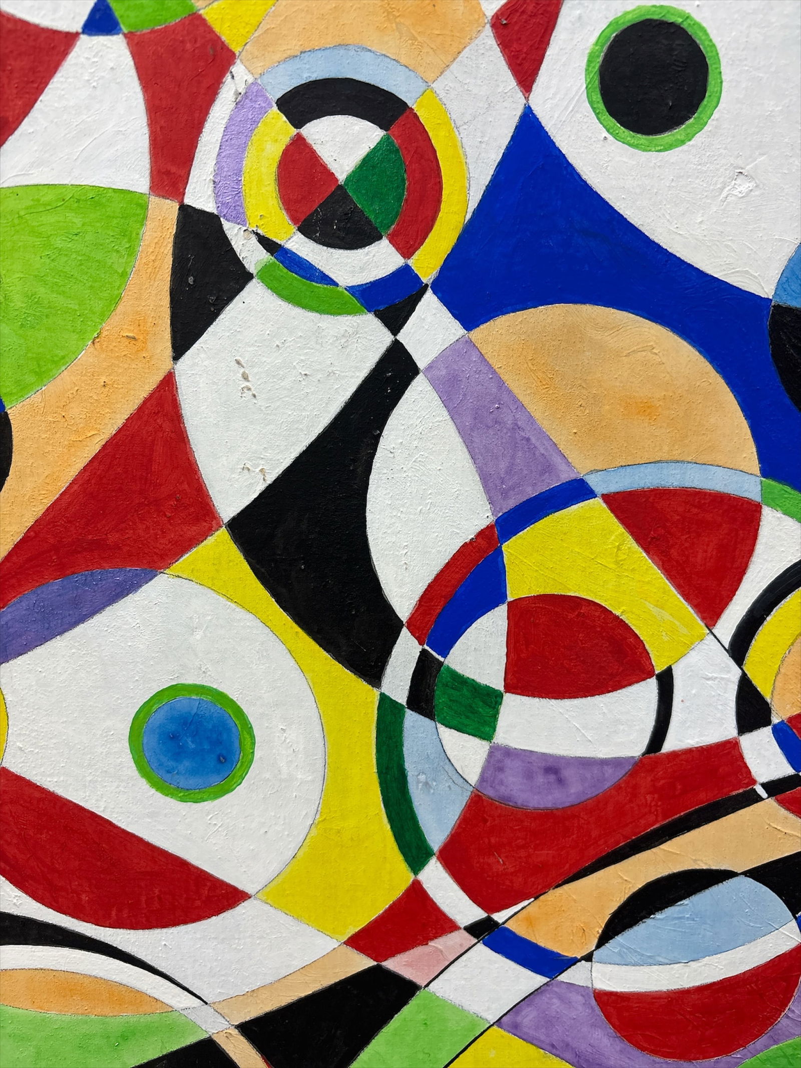 Abstracto - Circulo, Signed, Reategui - 2