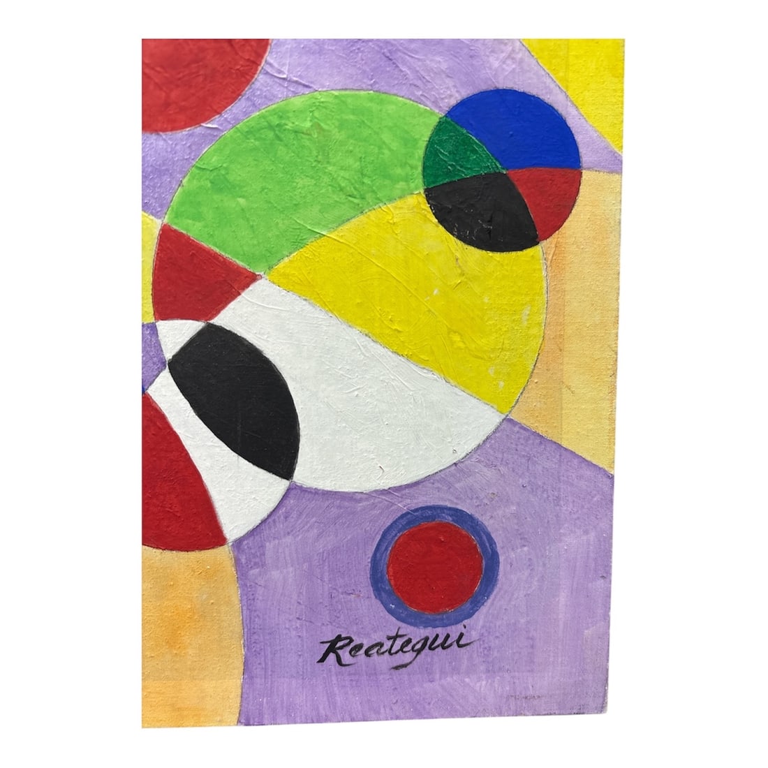 Abstracto - Circulo, Signed, Reategui - 3
