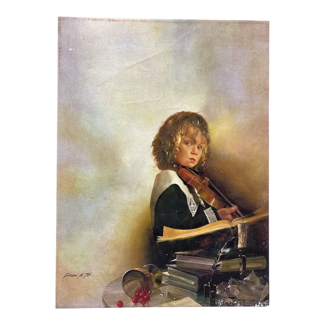 Violin Concerto, Michael Gorban, L.E. W/ COA: Medium: Giclee On CanvasEdition: 88/99Size: 27 x 20 inchesAdditional Details: Hand signed and numbered. Artwork is in excellent condition. Certificate of Authenticity included.