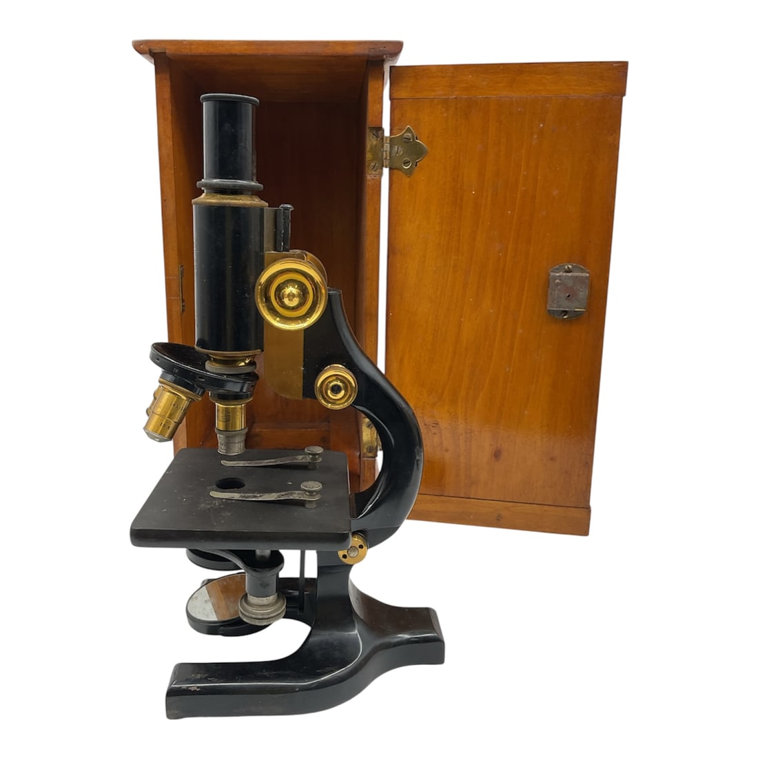 Antique Spencer Lens Company Buffalo Microscope with Original Case (1 of 6)