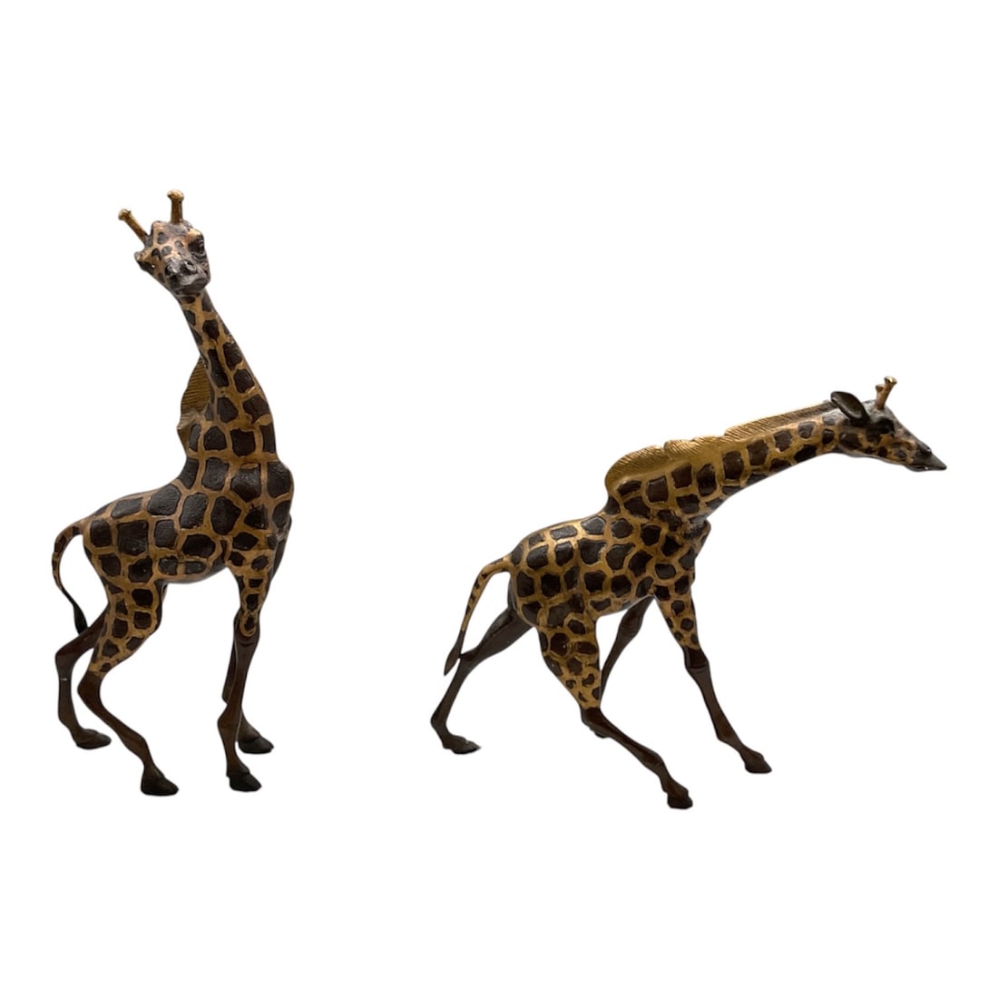 Pair of Decorative Metal Giraffe Sculptures (1 of 5)