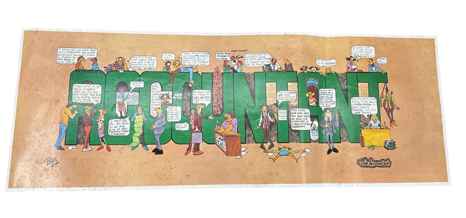 Mid Century Modern “Rochester?? Graphic Artwork: Colorful graphic artwork spelling “ROCHESTER” in bold block letters, each letter filled with illustrated scenes, figures, and local character imagery. The style reflects mid century commer