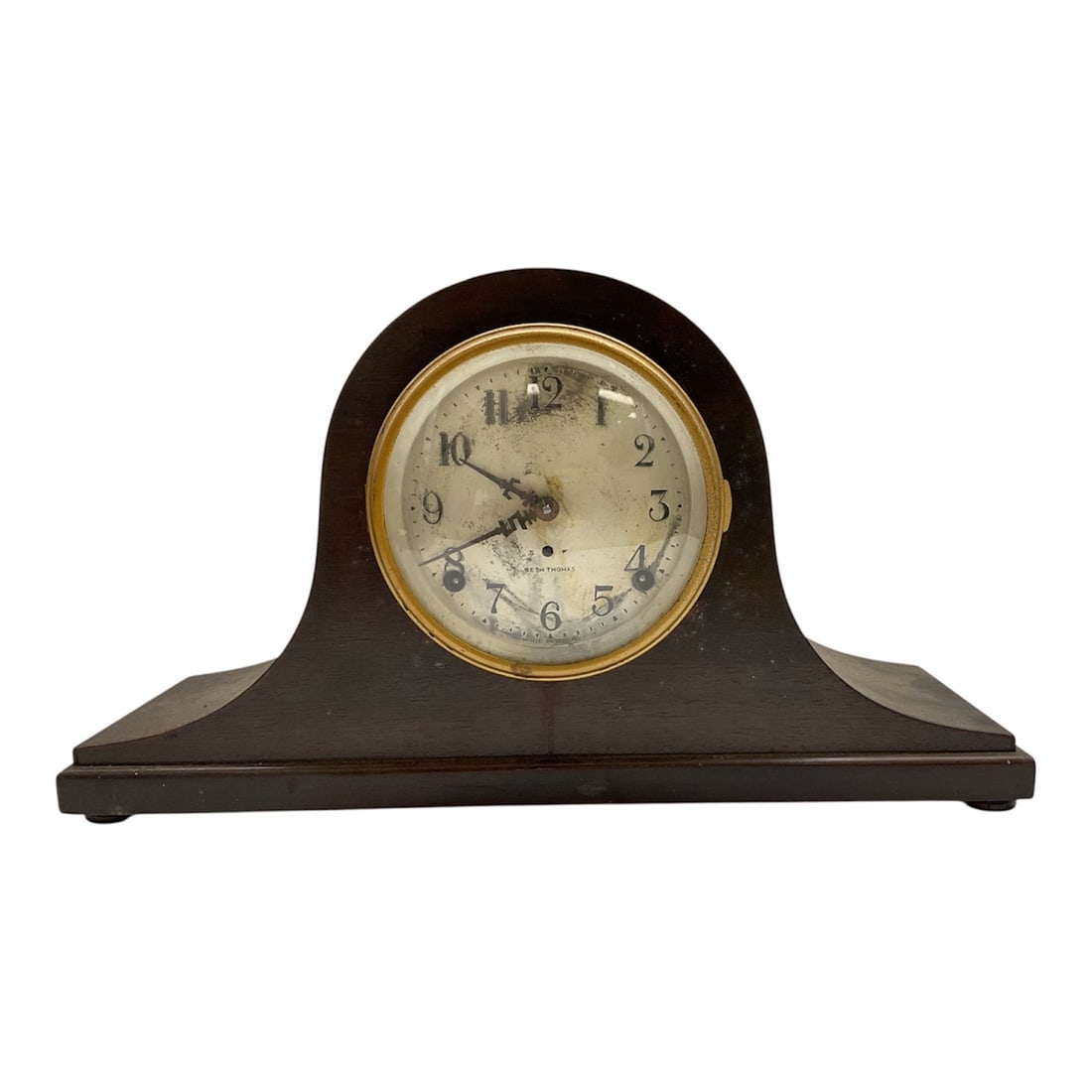 Seth Thomas "Sentinel" Tambour Mantel Clock (1 of 5)
