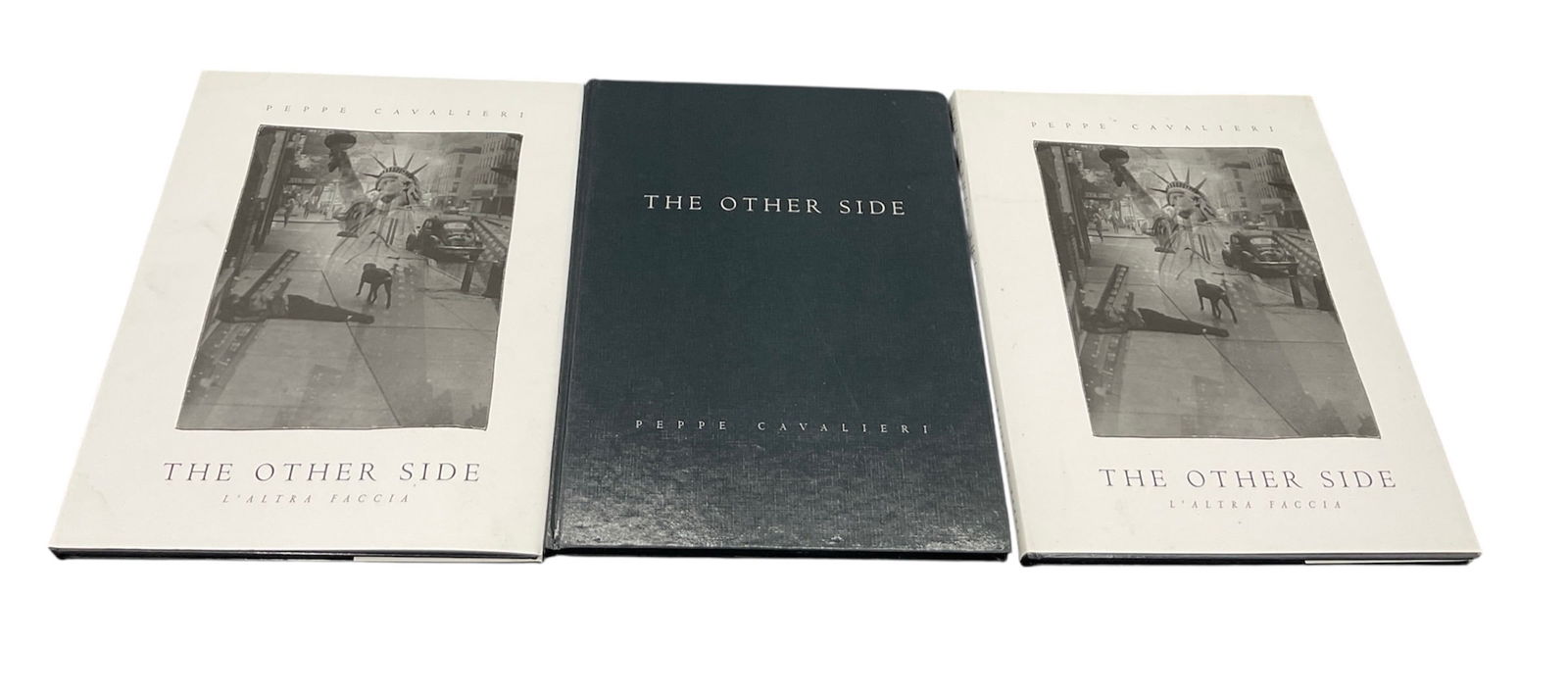 The Other Side" Limited Edition Photography Portfolio Set (3 Volumes).: The Other Side" Limited Edition Photography Portfolio Set (3 Volumes).Artist/Author: Identify the photographer or artist. Check the smaller text below the main titles on the covers; it