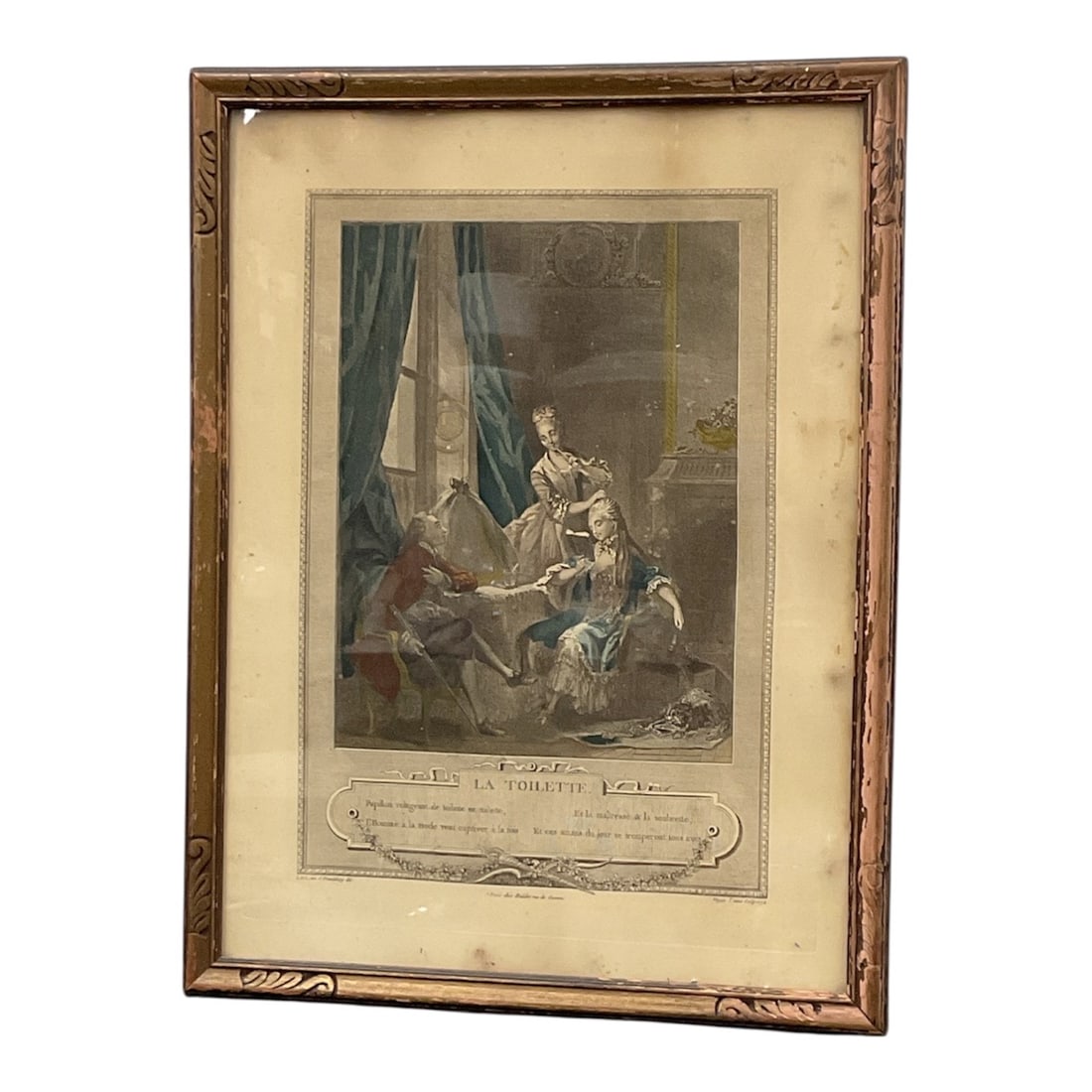 La Toilette, after Sigmund Freudenberger (1745–1801): Title: La Toilette, after Sigmund Freudenberger (1745–1801)Date: Late 18th Century (Original plate c. 1774)Medium: Etching and engraving on paper, potentially