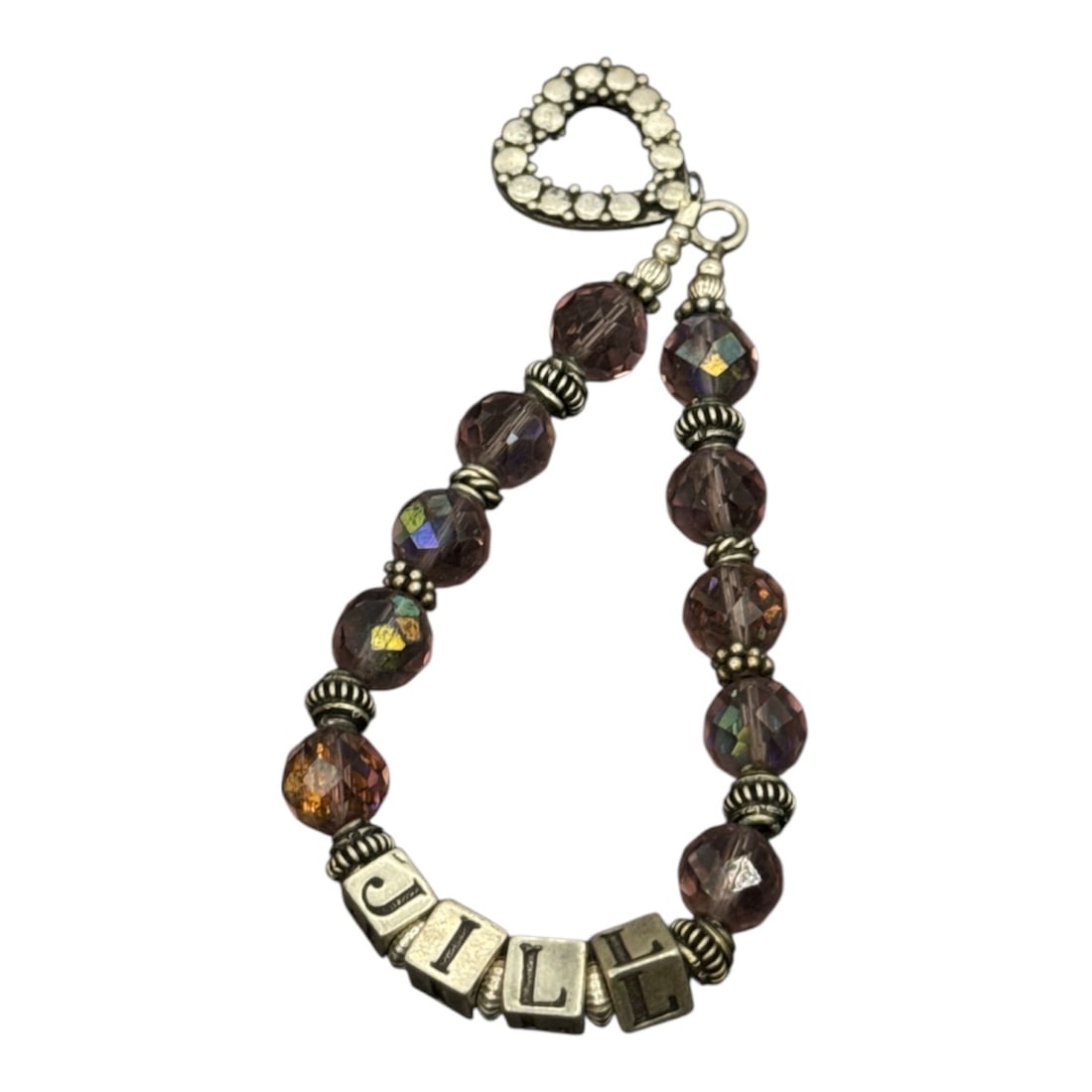 Personalized “Jill?? Beaded Bracelet - 2
