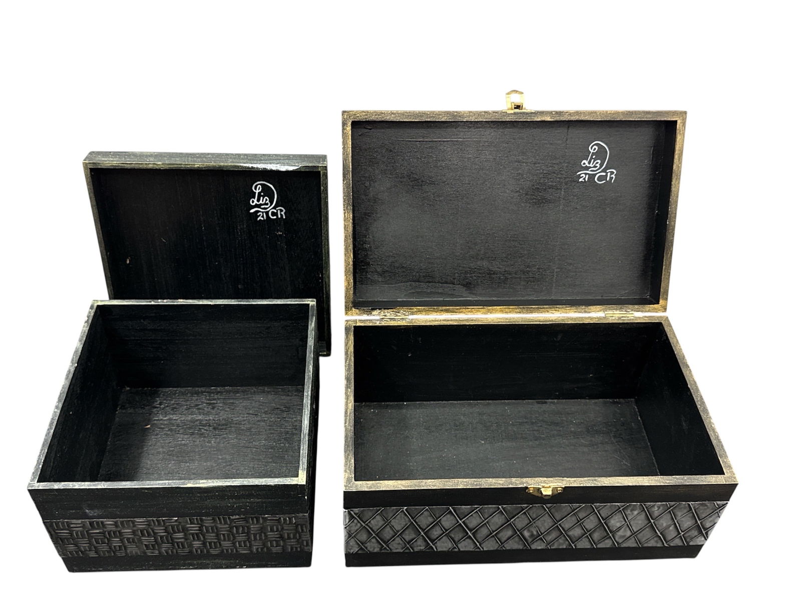 Decorative Keepsake Copper Boxes - 2