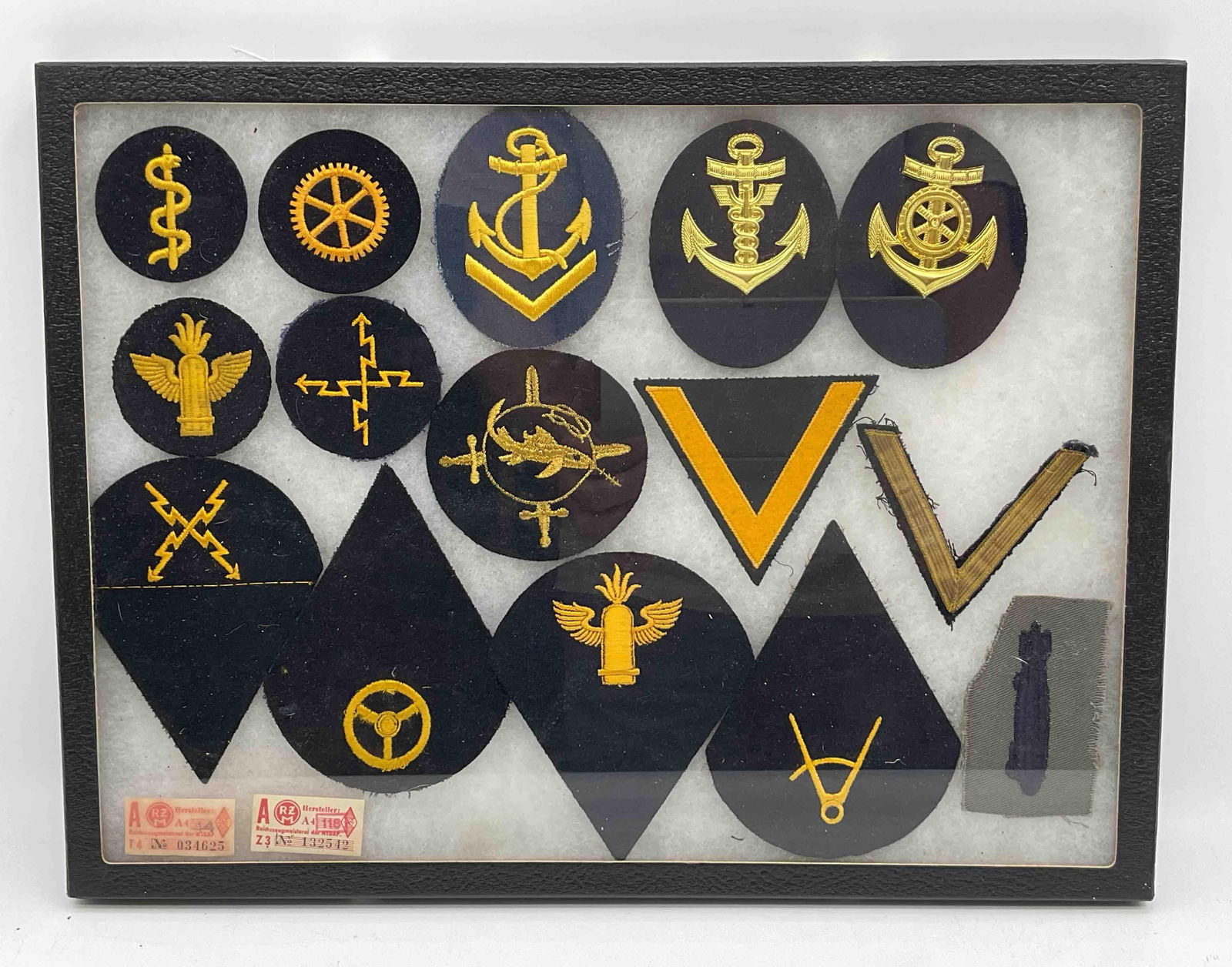 Military Patches: Assorted military patches Dimensions: L16in W12in