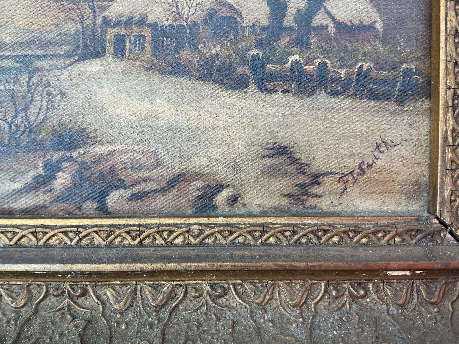 Winter Cottage Scene - 2