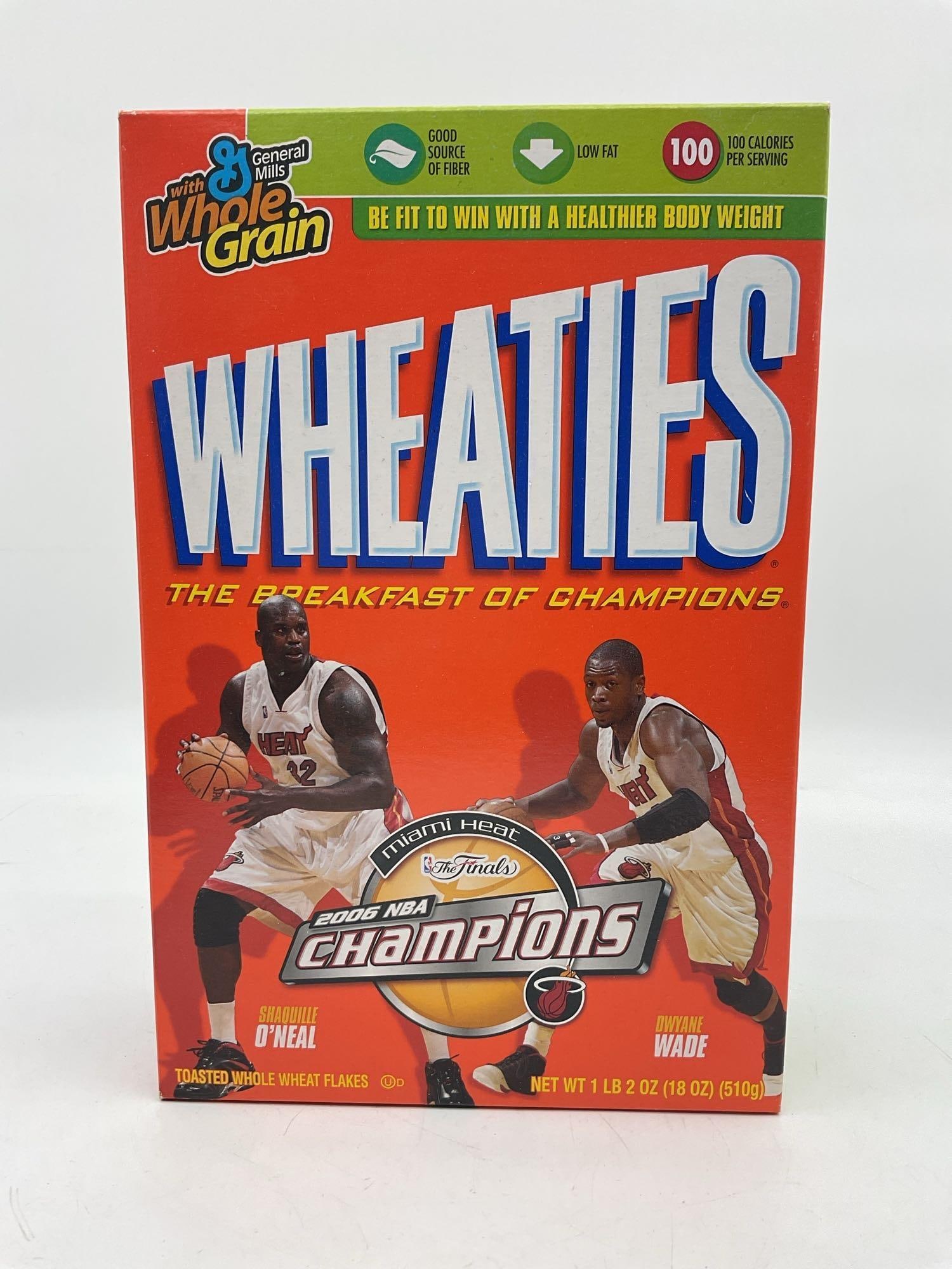 2006 Miami Heat Wheaties Championship Cereal Box (1 of 3)