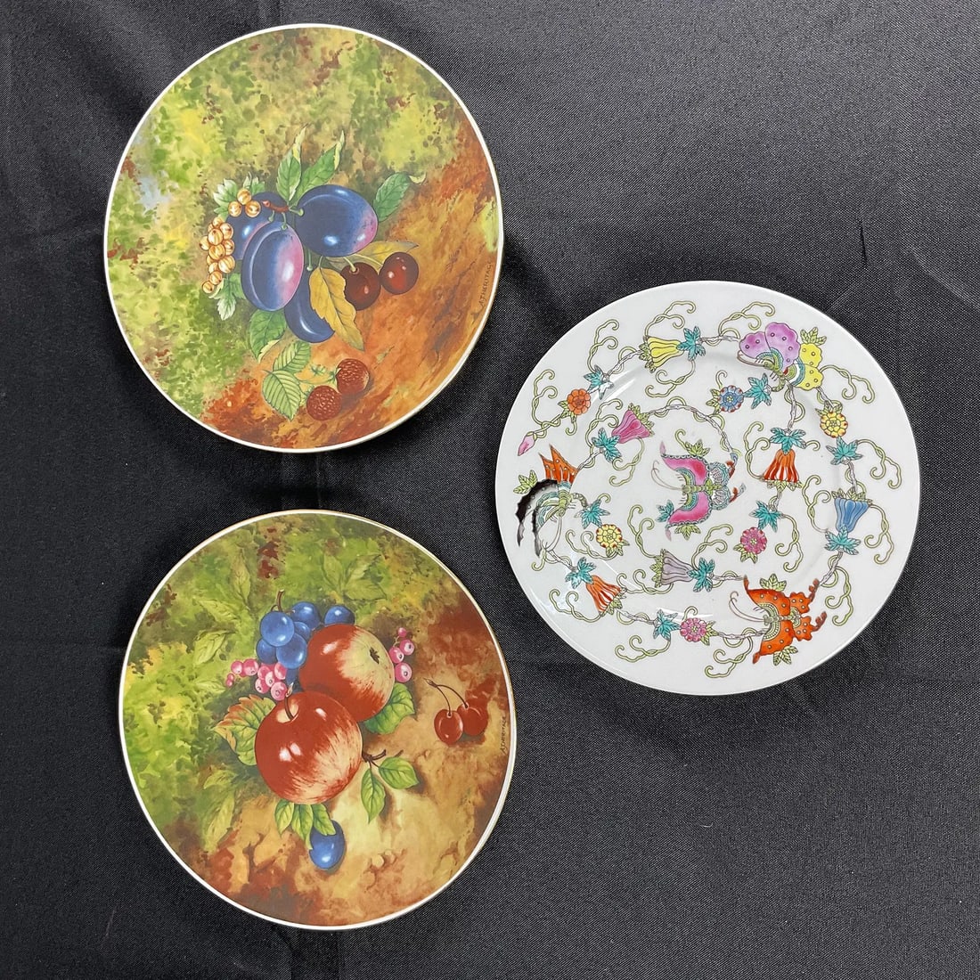 3 Assorted plates, Vintage Chinese & Limoges (1 of 3)