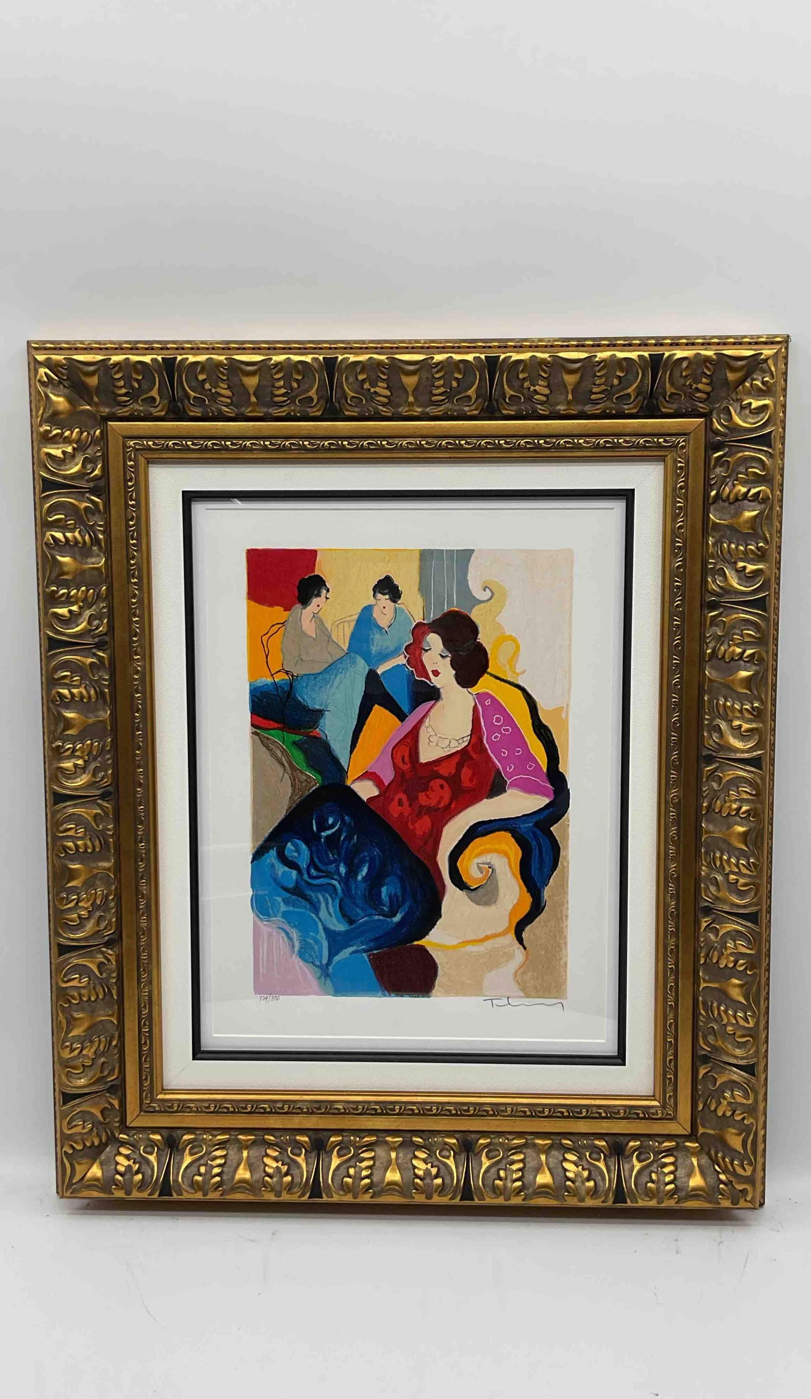 "Graces V' by Itzchak Tarkay (Serbia,1935-2012) Serigraph (1 of 4)