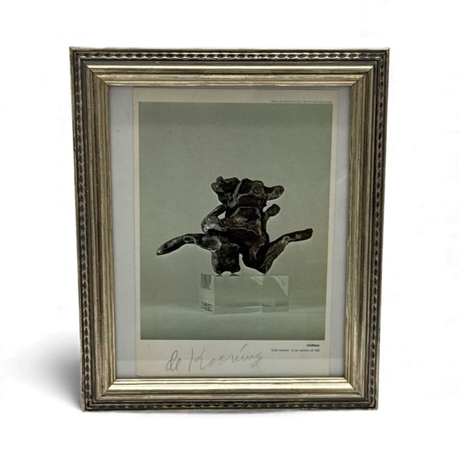 Willem de Kooning (1904-1997), Untitled (Gemini 404), 1972, Signed Exhibition Print: Description: This listing is for an exhibition print of the Untitled sculpture by 