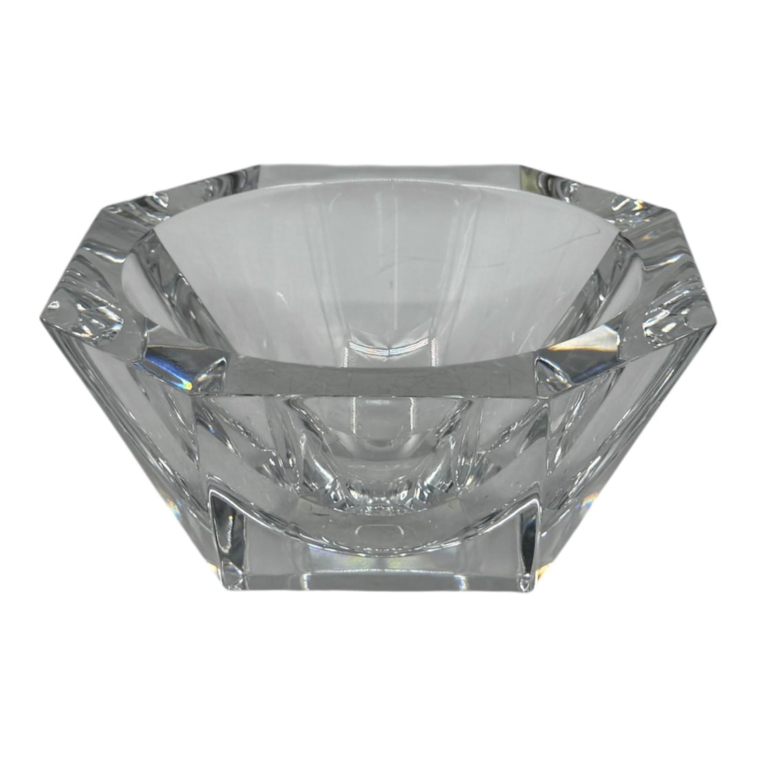 Orrefors Odyssey Crystal Bowl Designed by Lars Hellsten (1 of 4)