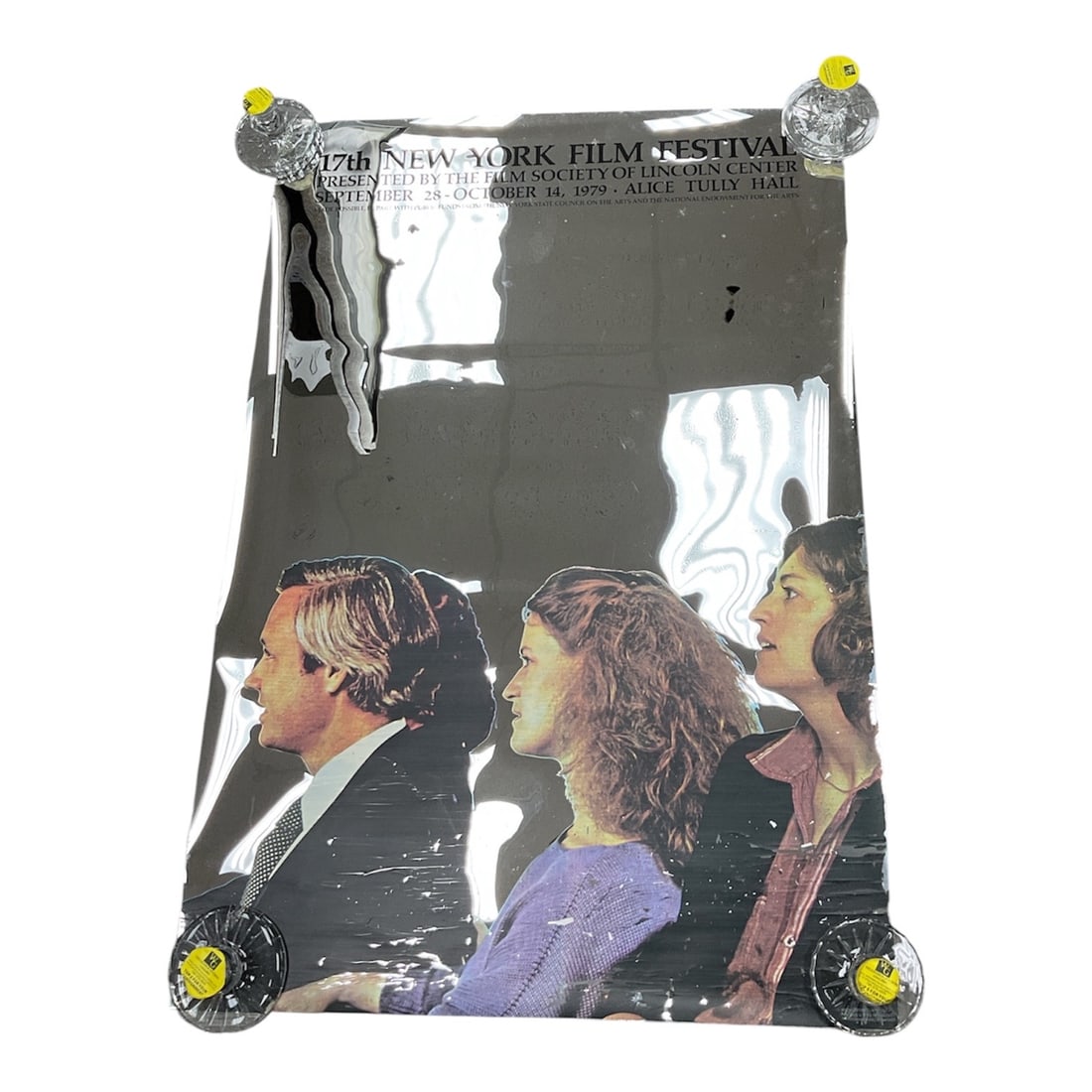 Rare 17th New York Film Festival Poster, Film Society of Lincoln Center, 1979: 17th New York Film Festival Poster, Film Society of Lincoln Center, 1979 A large-format poster for the 17th New York Film Festival, presented by the Film Society of Lincoln Center.