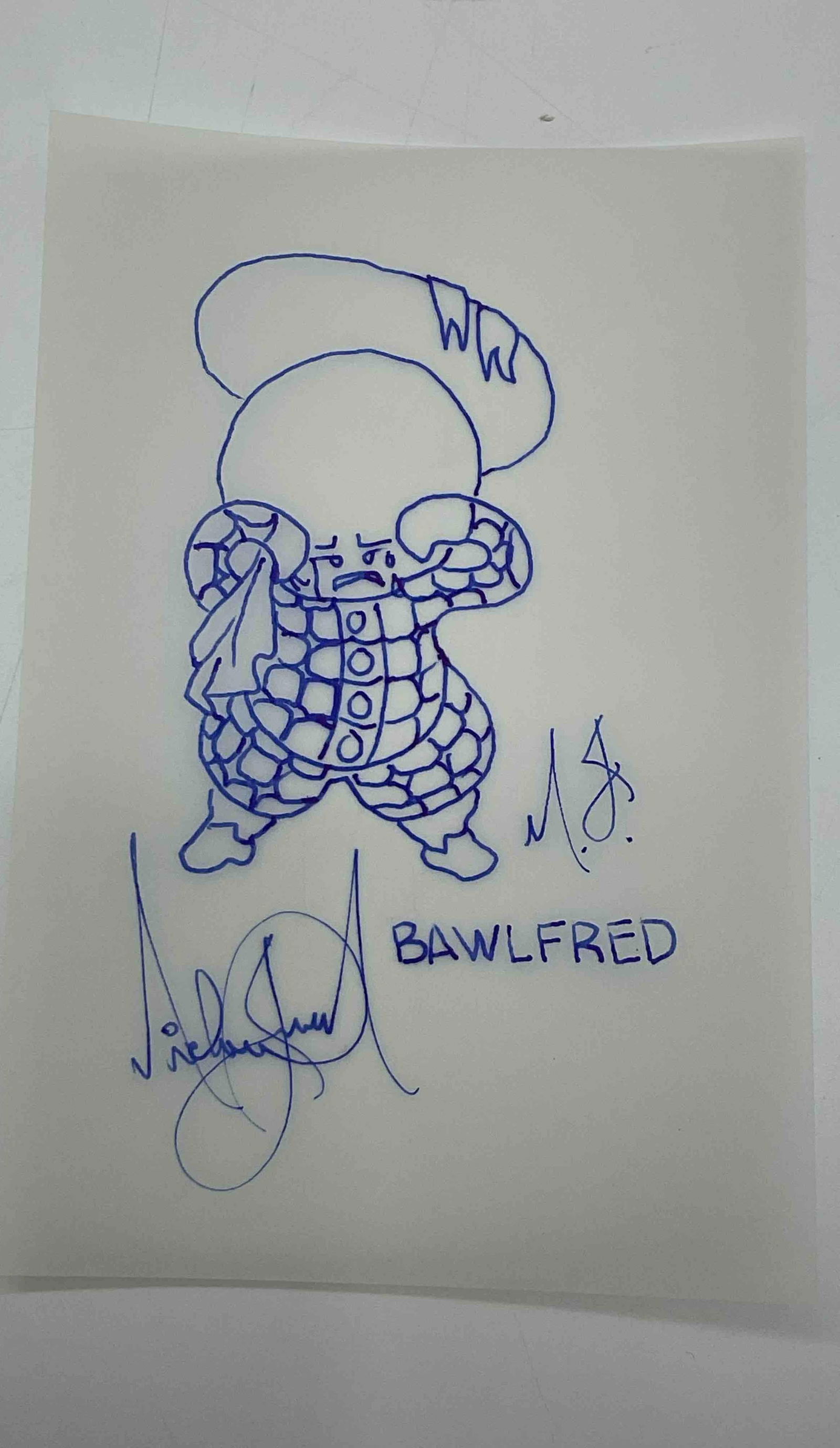 Original "Goop" Drawings by Michael Jackson (American, 1958-2009): Original one of a kind set of 54 drawings by the king of pop Michael Jackson. These drawings were made by Mr. Jackson after he was inspired by reading a children's book "New Goops". 