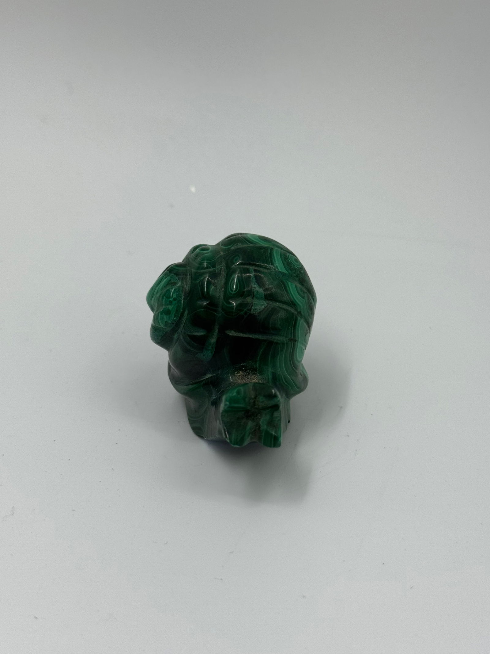 Malachite Snail Carving - 3