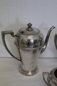 Silver Plated 5pc Tea set - 3