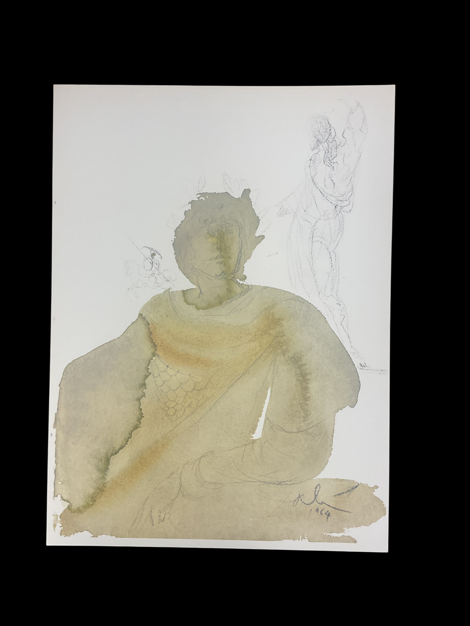 Biblia Sacra: Licet Tributum Dare Caesari by Salvador Dali (Spain,1904-1989) w/ Papers: Title: Biblia Sacra: Licet Tributum Dare Caesari? (Is it lawful to pay taxes to Caesar?) 4-17 Artist: Salvador Dali Year: 1964 Medium: Origin