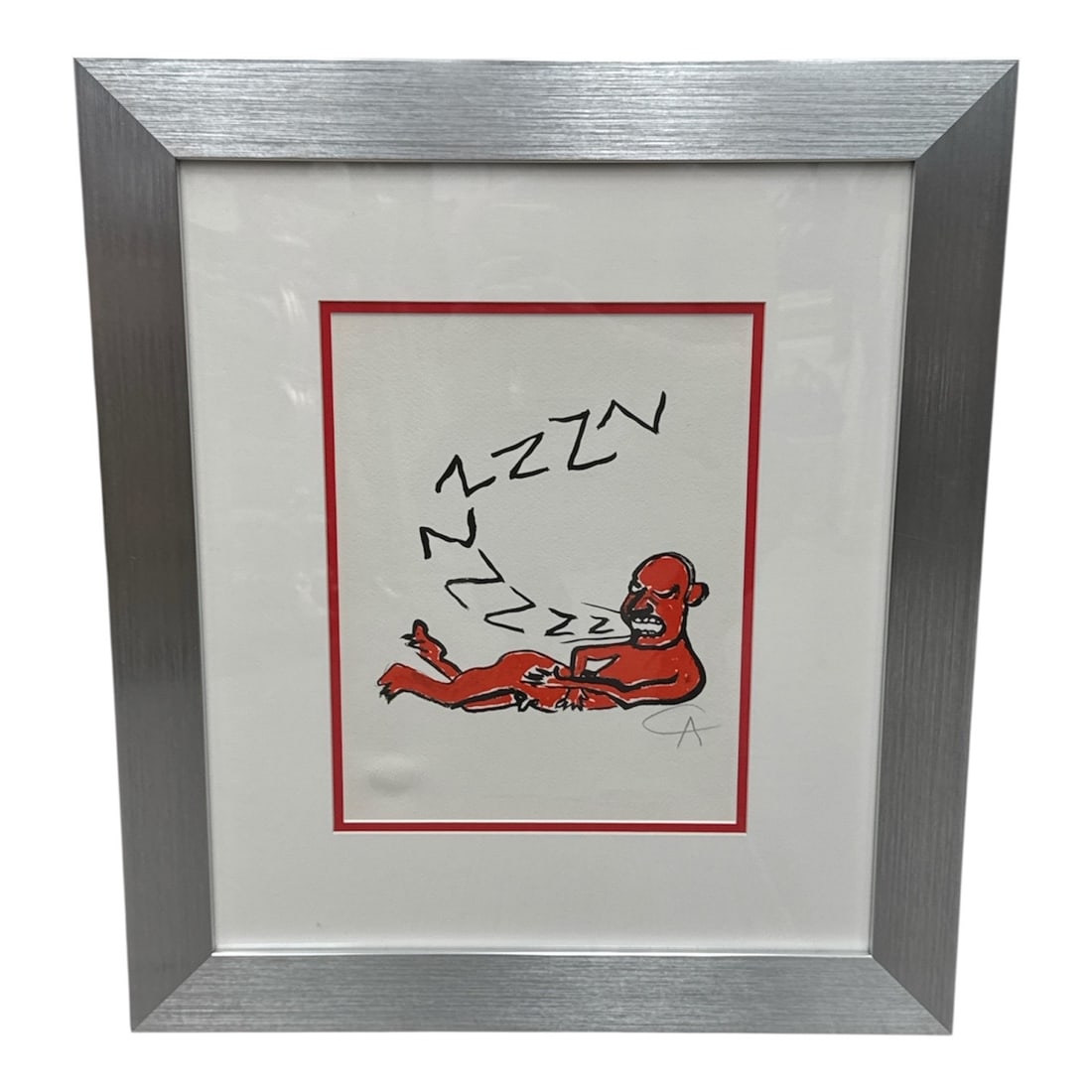 "Z" Alexander Calder (1898–1976) BolaffiArte Alphabet Series Print: Description:Offset lithographic reproduction after a design by Alexander Calder<