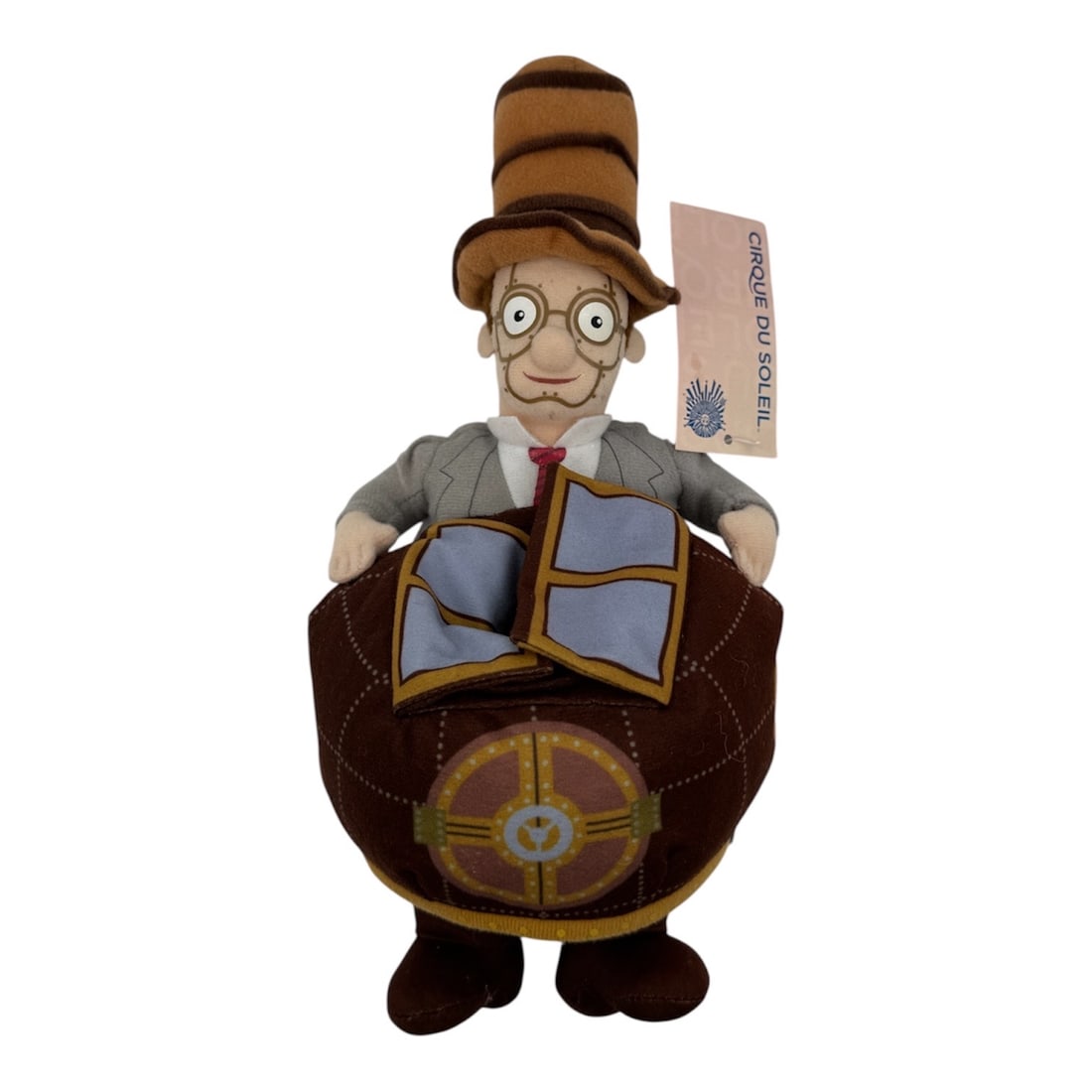 RARE Cirque du Soleil: KURIOS - "Microcosmos" Plush Collectible: This is a rare plush figure of Microcosmos, a standout character from Cirque du Soleil's acclaimed touring produ