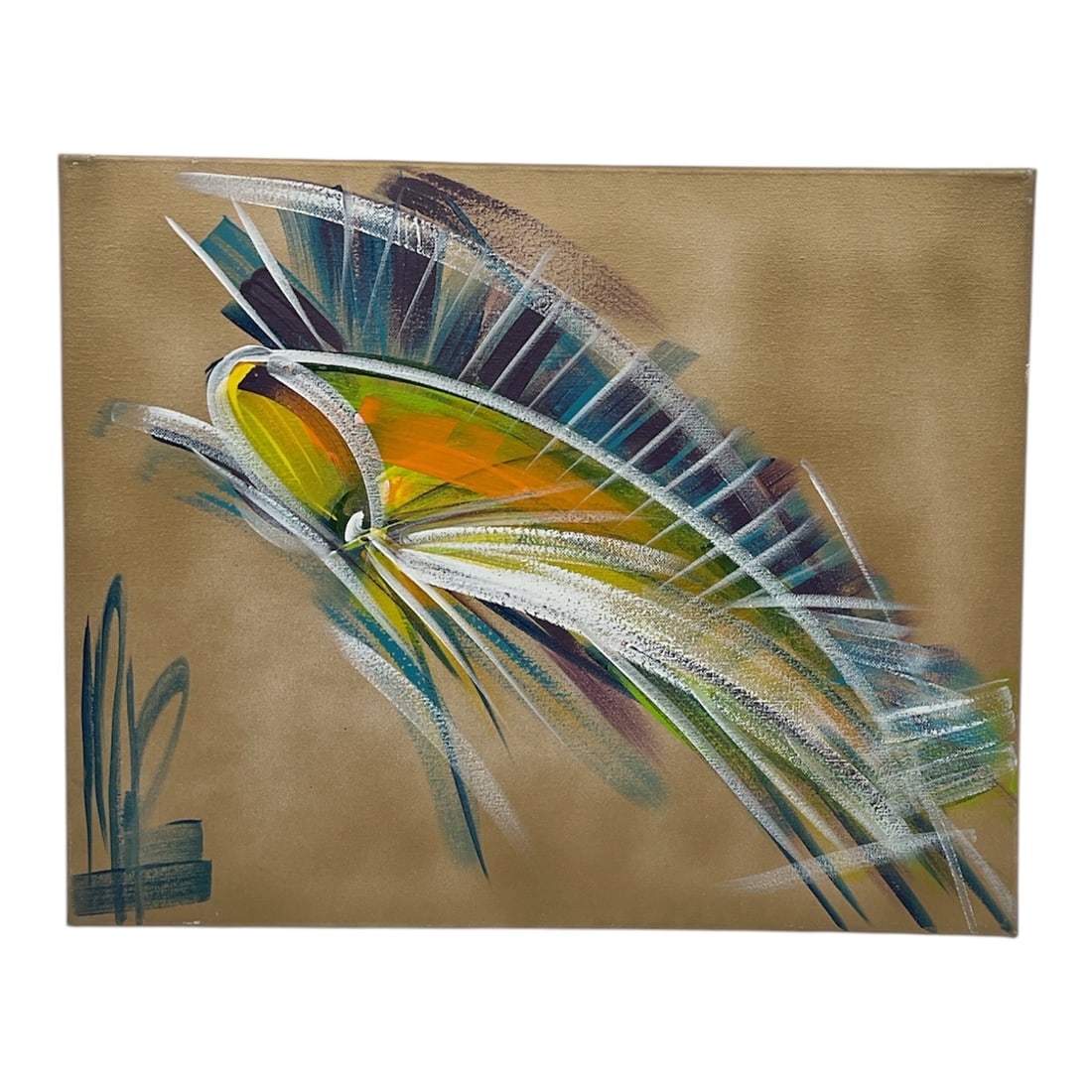 Mahi by Marty "Marino" Leone: This vibrant contemporary painting by Marty Leone (also known as Marino Leone) 