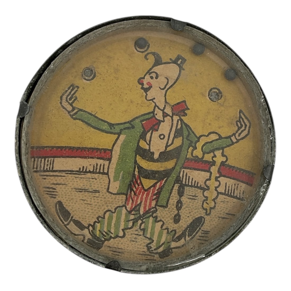 Vintage Dexterity Puzzle Game with Figural Lithograph Design (1 of 2)