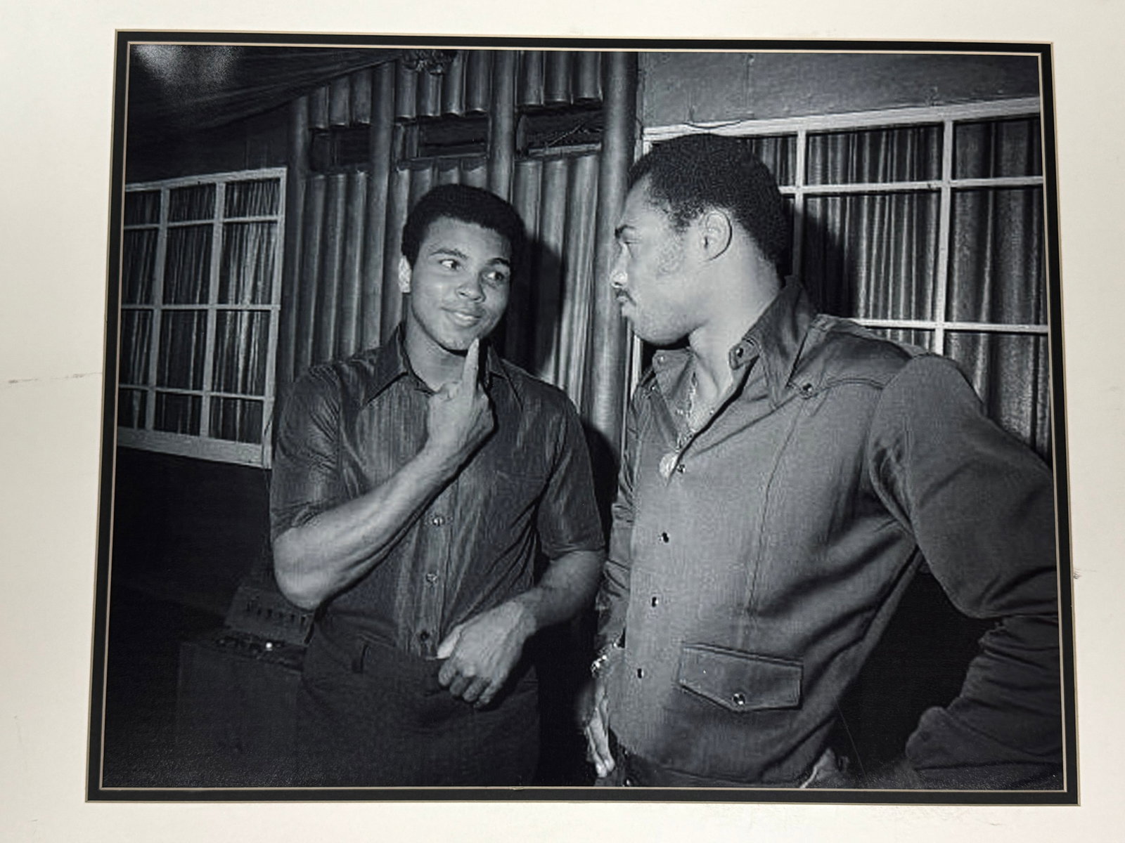 "Muhammad Ali and Ken Norton" by Howard L. Bingham (USA, 1934-2016) Gelatin silver print (1 of 1)