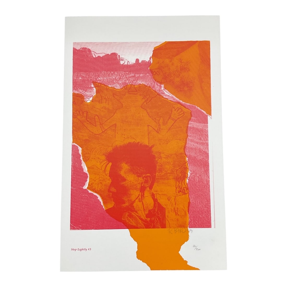 Rebecca Baird Step Lightly No 3 Hand Signed Limited Edition Print 1999 (1 of 4)