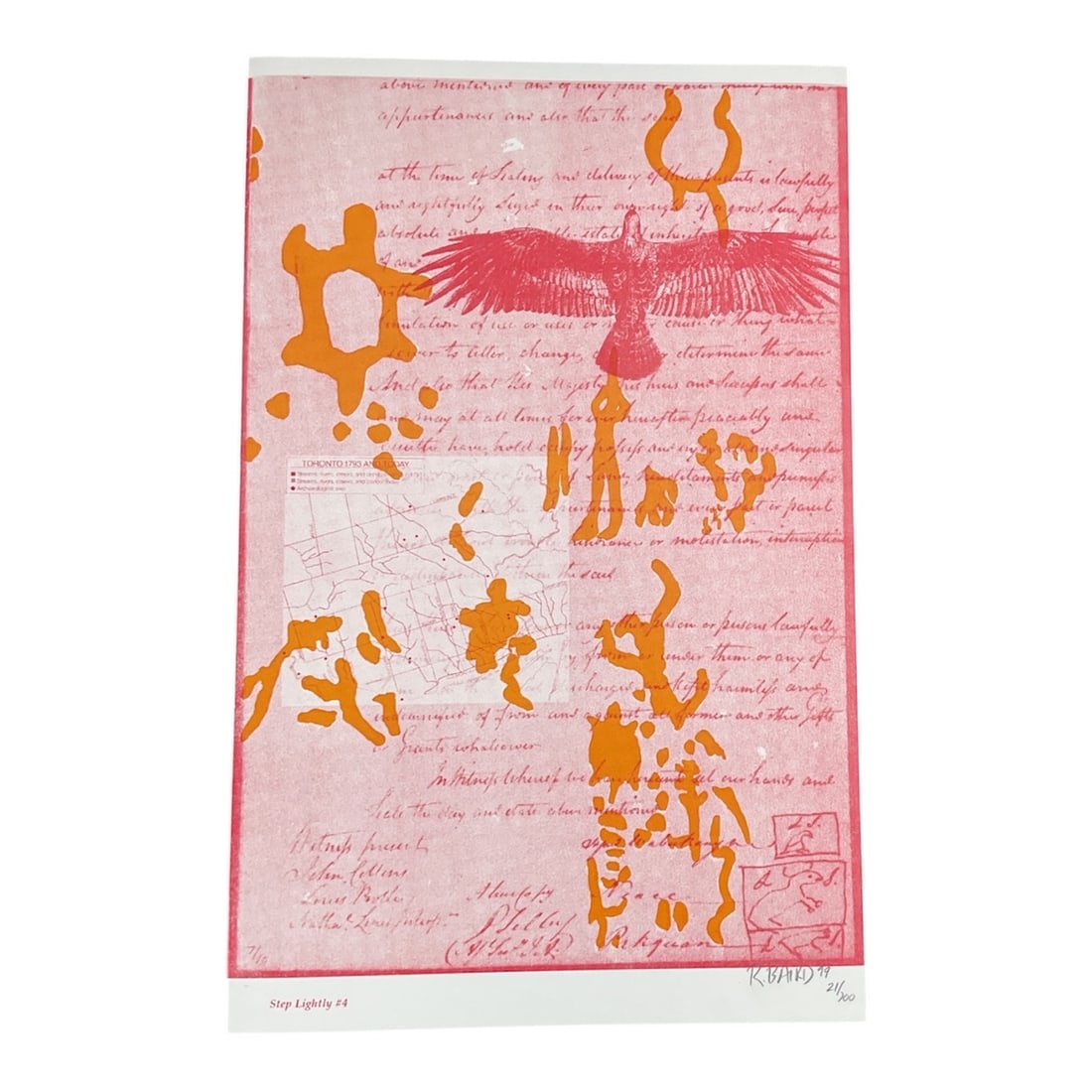 Rebecca Baird Step Lightly No 4 Hand Signed Limited Edition Print 1999 (1 of 4)